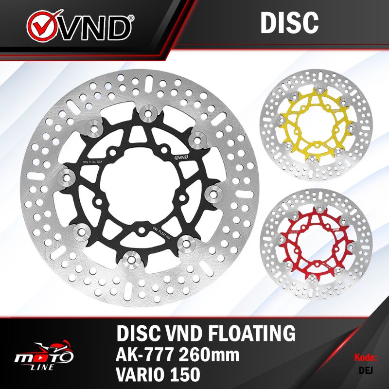 Disc Piringan Cakram VND AK 777 Vario 150 260mm