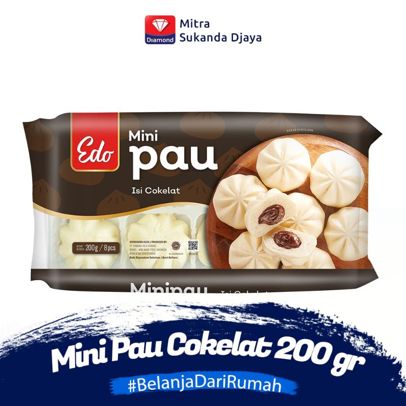 

EDO MINI PAU COKELAT 200GR