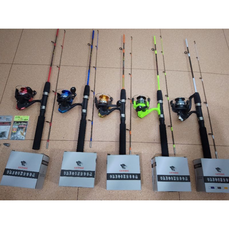 1 set pancing udang lengkap super Lentur