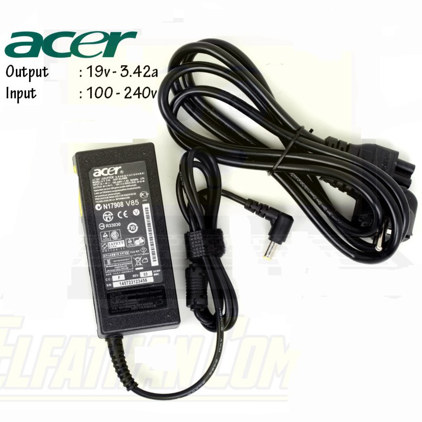 Trend-Adaptor Charger NoteBook Acer Original 19v-3.42A
