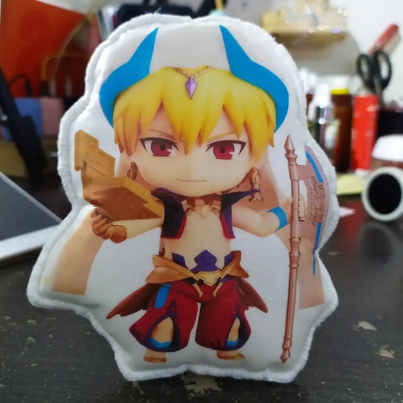 Super Cute Bestie Boneka Bantal Nendoroid Gilgamesh Caster Fate Nitocris Grand Order Anime Manga Kaw