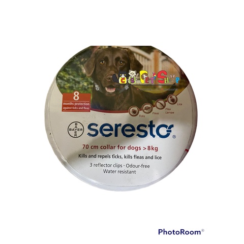 seresto collar large dog diatas 8kg - kalung kutu anjing