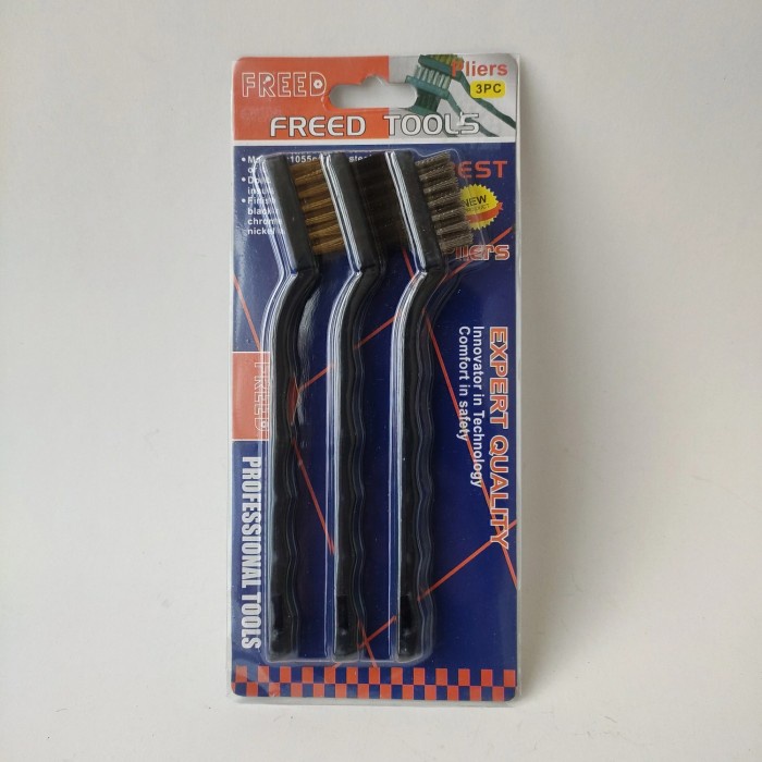 

FREED SIKAT KARAT BESI KAWAT BAJA KUNINGAN NYLON GAGANG FIBER 3 PCS