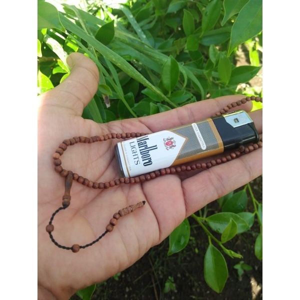 tasbih 99 muslim super mini kayu stigi laut Wulung