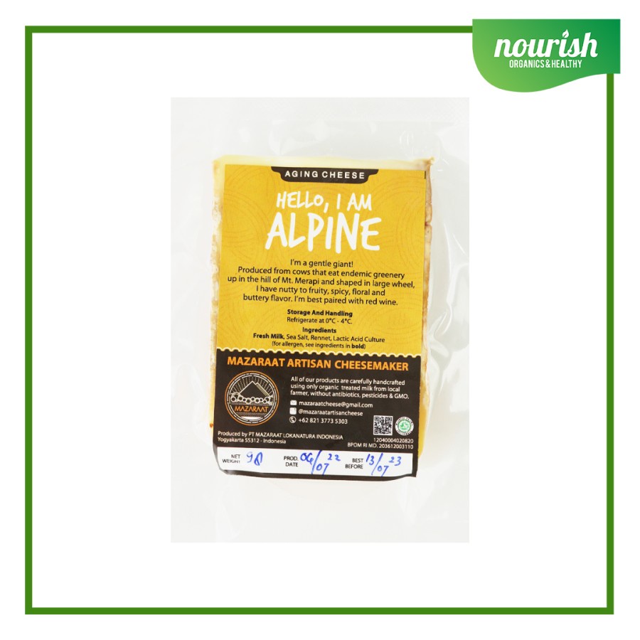 Mazaraat Alpine Grass Fed Cheese