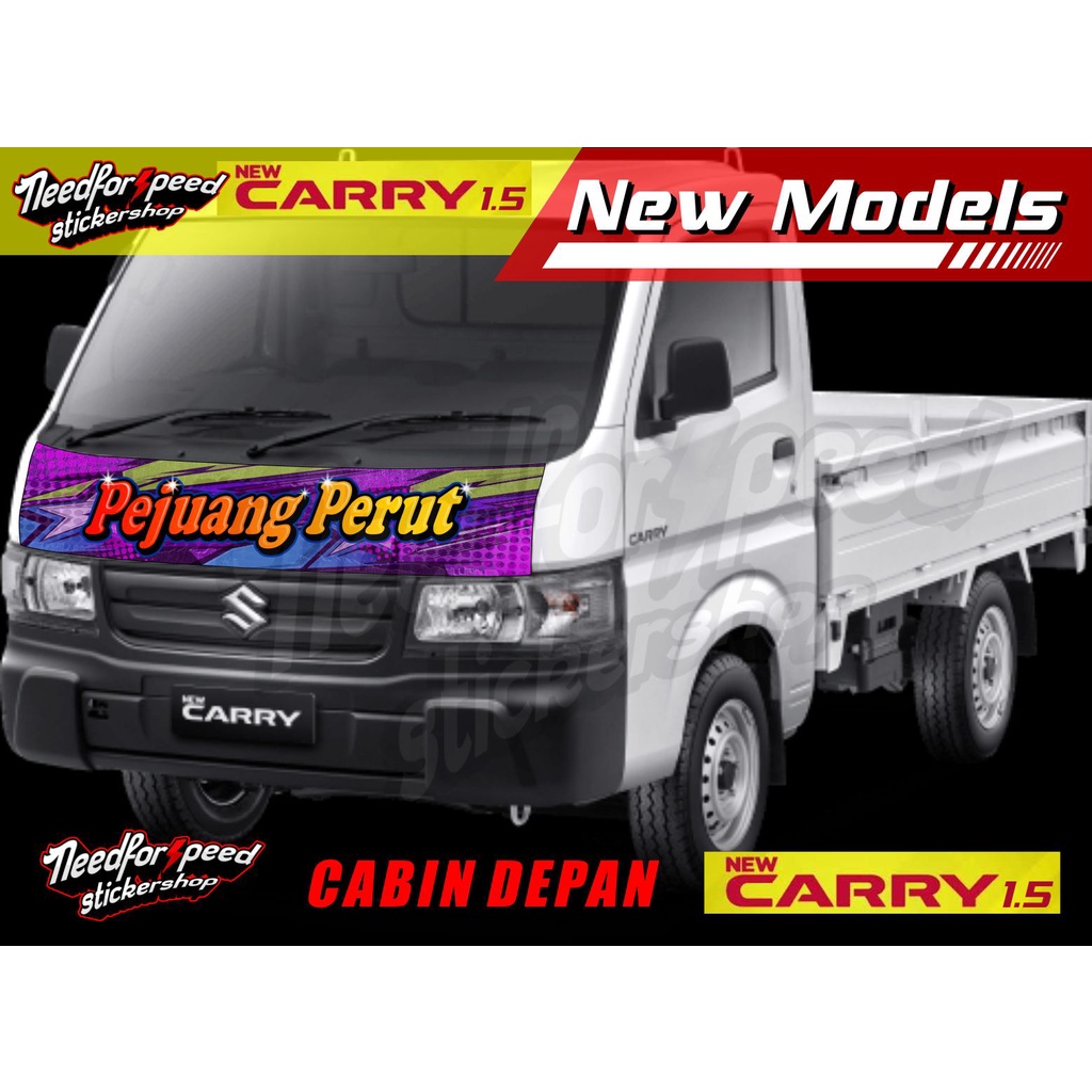 DECAL STICKER KABIN NEW CARRY PICK UP VARIASI