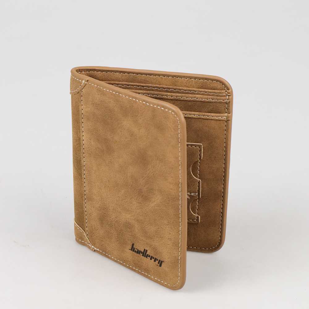 Baellerry Dompet Kulit Pria Bahan Nubuck