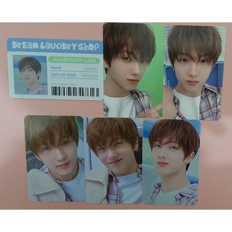 JISUNG PC TC NCT DREAM LAUNDRY CARD PACK SET ID CONCEPT SELCA