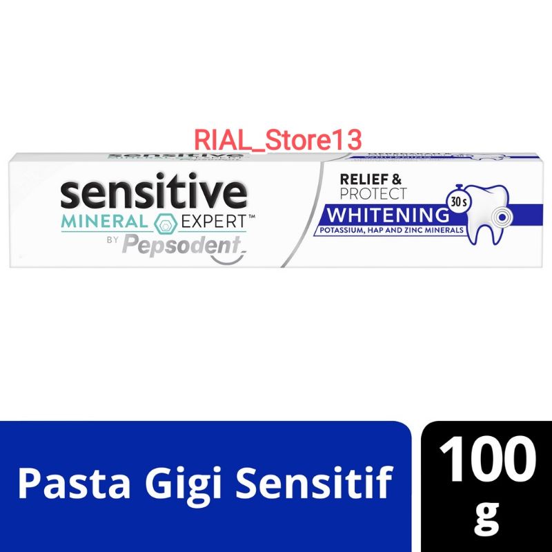 PEPSODENT Sensitive Mineral Expert Pasta Gigi Sensitive 100 gr