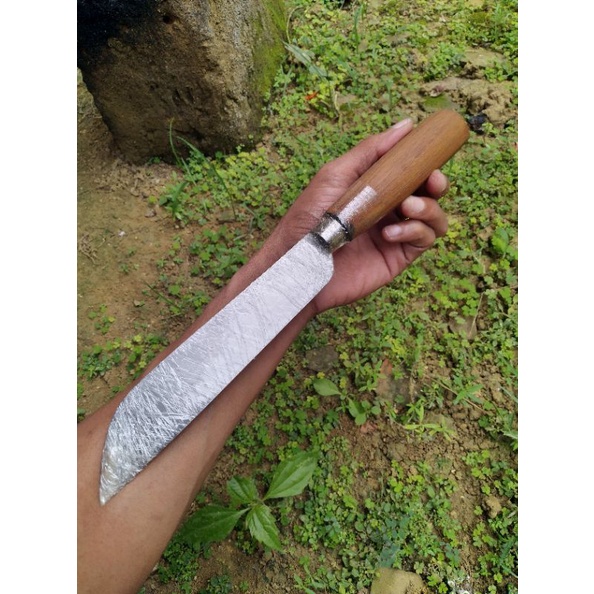pisau dapur baja putih original cakram/anti karat