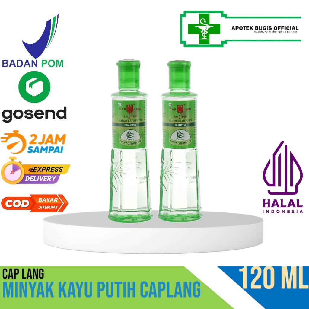 Cap Lang Minyak Kayu Putih 120 ml-MKP Size Jumbo