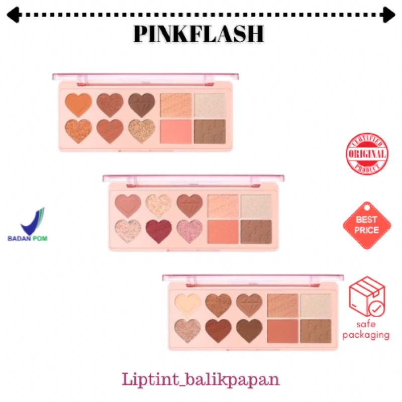 PINKFLASH OhMyLove Multiple Face Palette Eyeshadow Blush Highlighter Contour