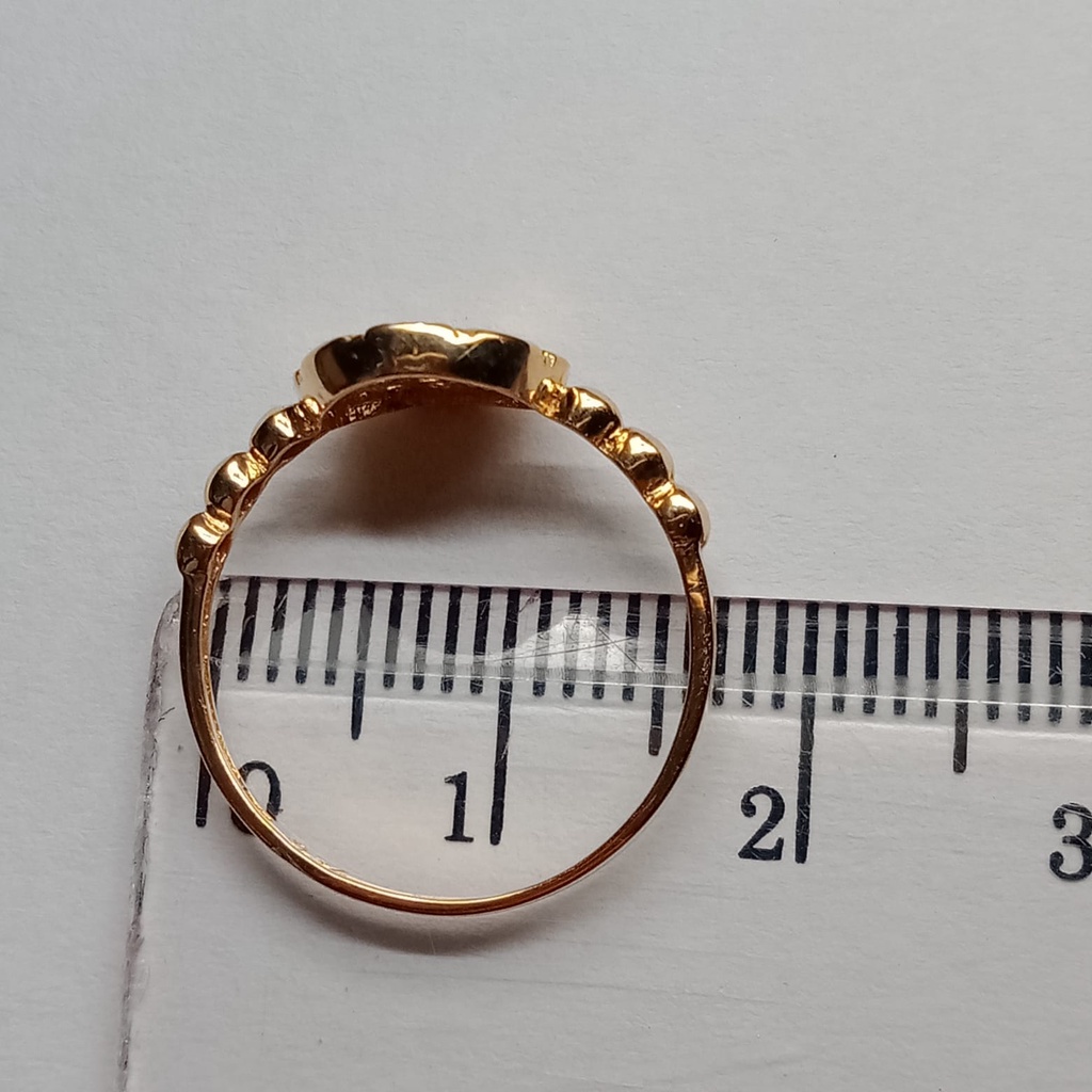 Cincin emas 17k - 1.45 gr kadar 750 - 4093