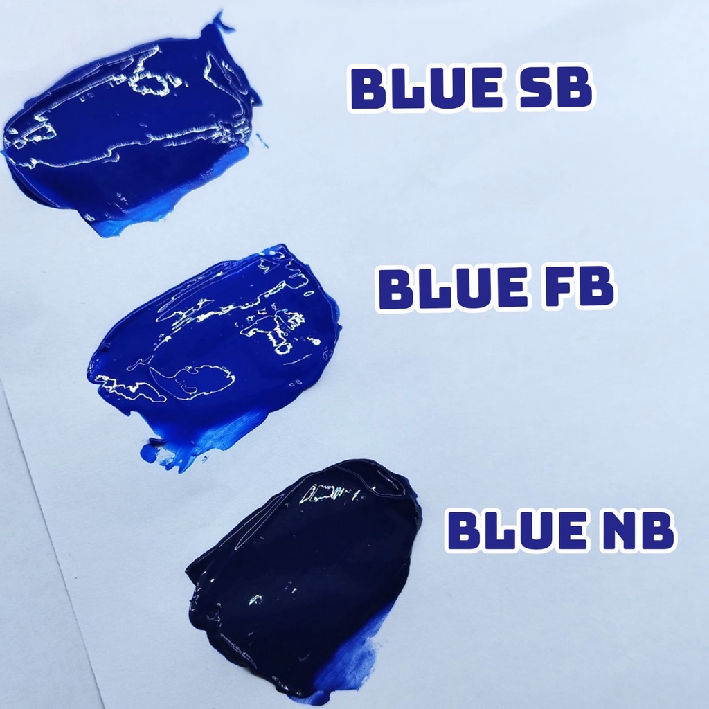 CAT SABLON RUBBER GL PASTA CAT AKRILIK WARNA SKY BLUE 500GR
