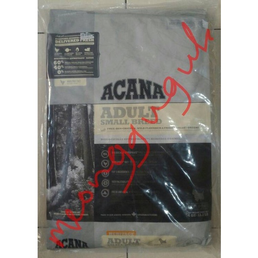 ⭐BISA COD⭐ ACANA -New aADULT SMALL BREED 6kg (Grain Free)