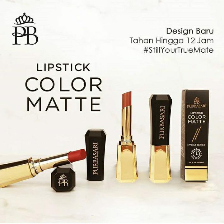 LIPSTICK MATTE PURBASARI HYDRA SERIES//