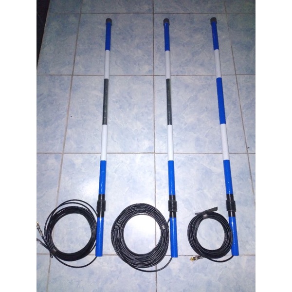 ANTENA FLOWER POT DUALBAND KABEL RG 58 PANJANG 15 METER