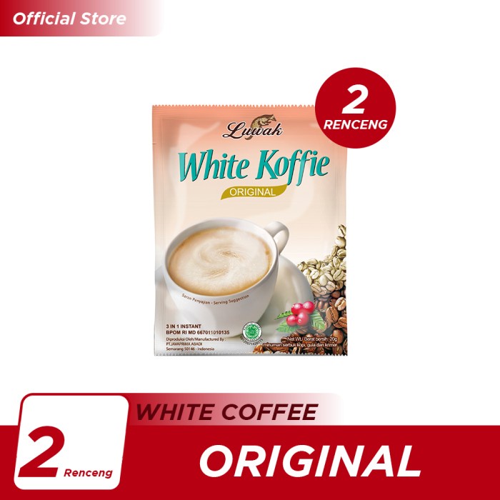 

Kopi-Bubuk- Kopi Luwak White Koffie Original 10X20Gr (Renceng) - 2 Pcs -Bubuk-Kopi