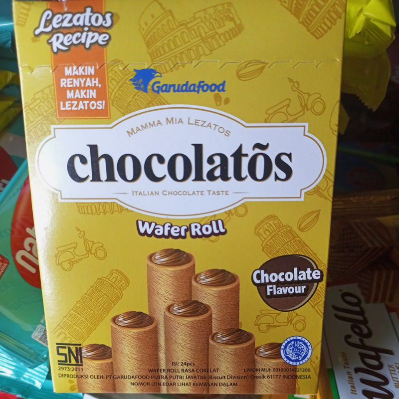 1kotak Chokolatos isi 24 pcs
