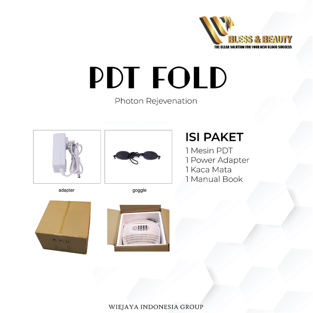 PDT LIGHT OMEGA 7 WARNA PHOTODYNAMIC THERAPY TREATMENT FOLD LED TERBARU