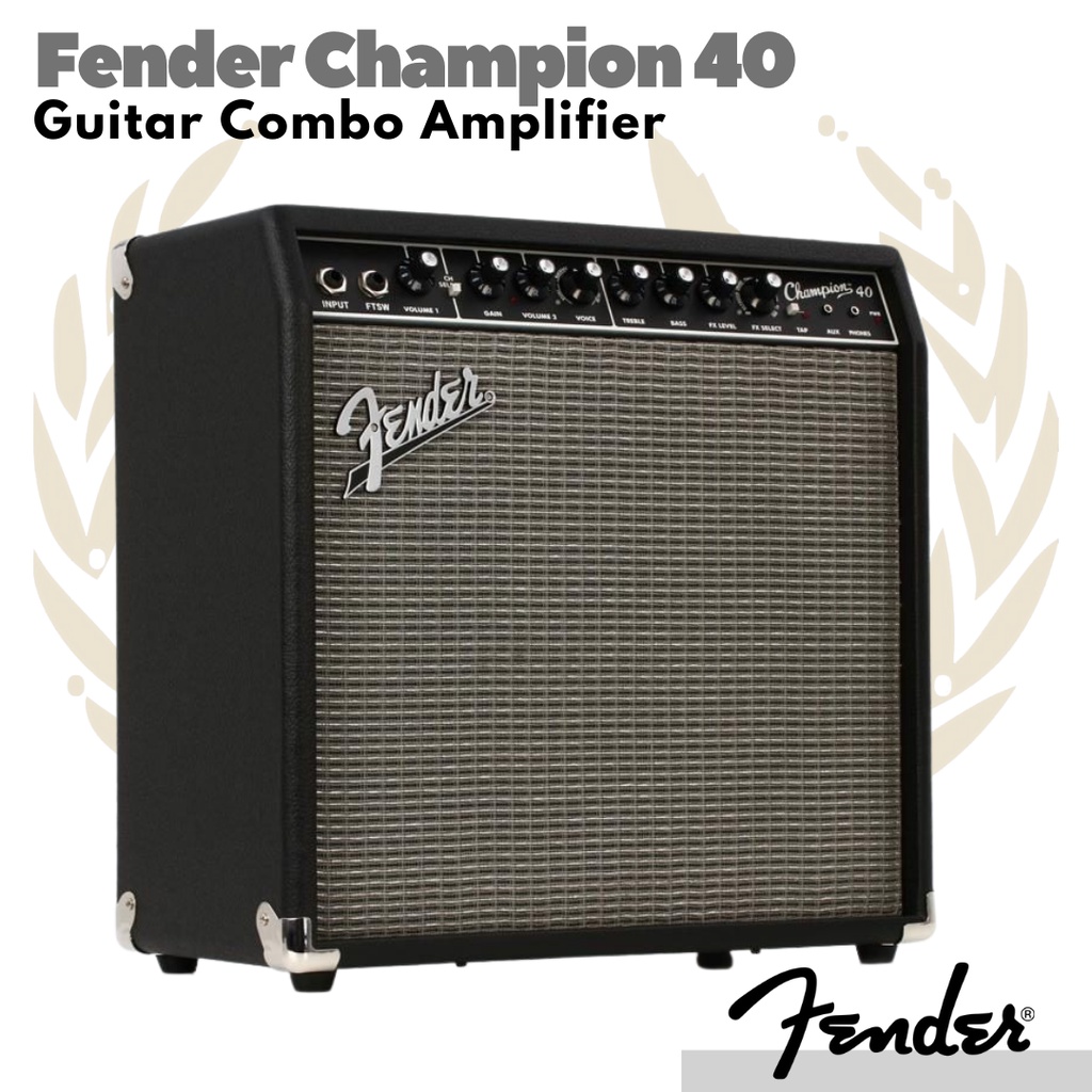 Fender Champion 40 Guitar Combo Amplifier | Ampli Spiker Gitar Listrik