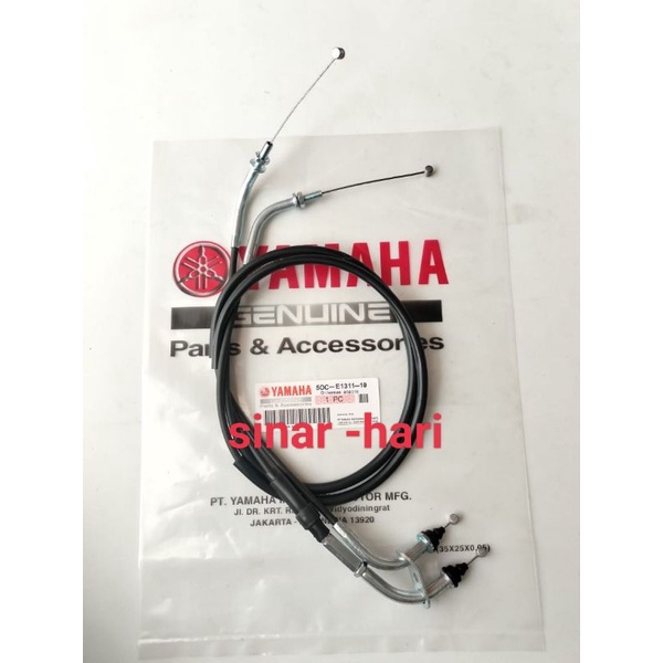 KABEL GAS SET( 50C) YAMAHA ORIGINAL JUPITER MX NEW