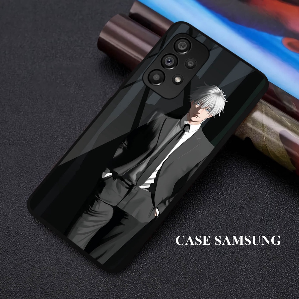[CS44] Case Glossy Samsung A13 A23 A32 A33 A52 A52S A53 A72 A73 Anime Jujutsu Kaisen Gojo Satoru
