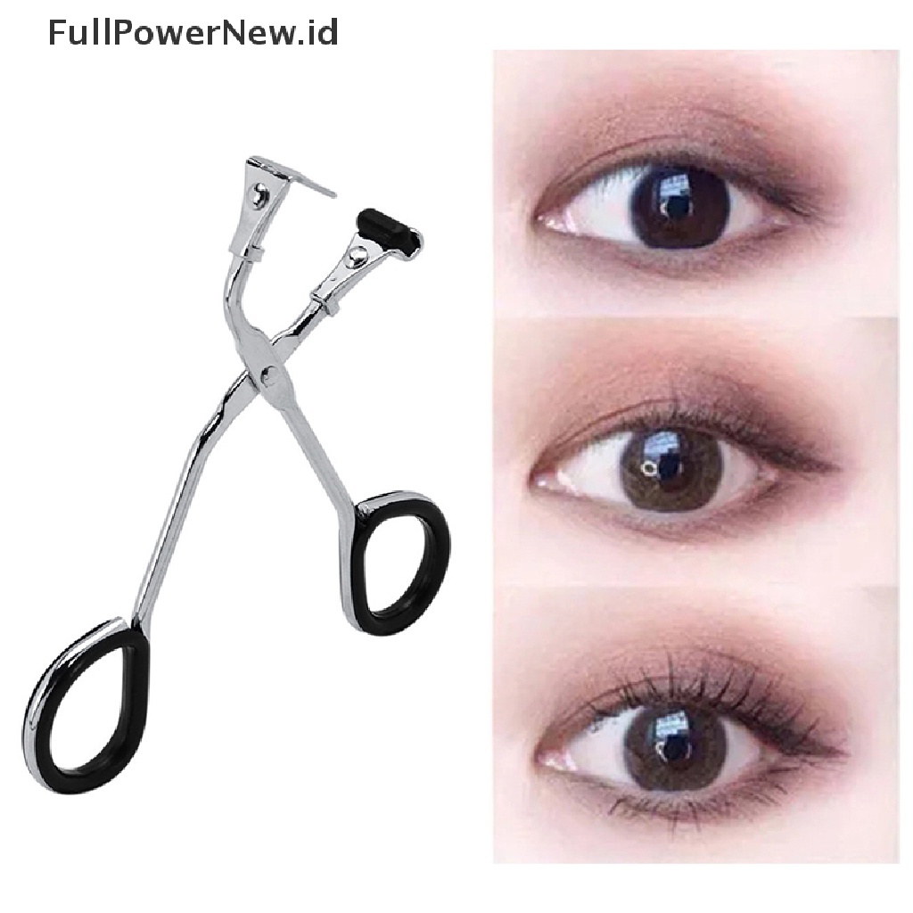 Power 1Pc Penjepit Bulu Mata Logam Keriting Alami Kosmetik Klip Eye Lash Curling Aplikator ID