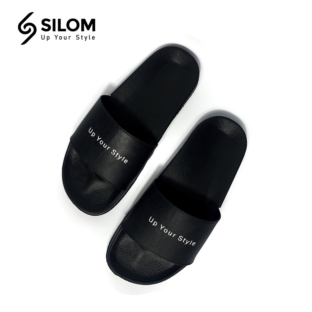 Sandal Pria Slop Silom S-02 Sendal Slide Flip Flop Anti Air Karet Rubber
