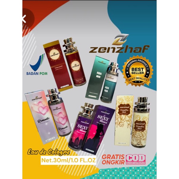 PARFUM THAILAND BPOM ZENZHAF 30ML TERLARIS