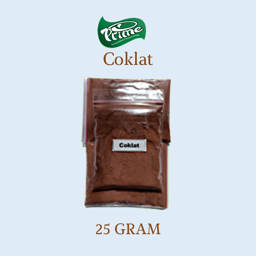 

Bubuk Minuman Kekinian COKLAT Powder 25 gr - PRIME Bubble Drink