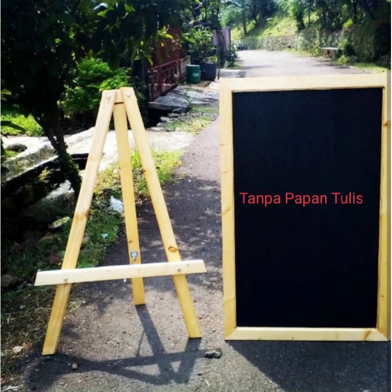 

Standing Tripod Kayu 80cm Kaki Penyangga Papan Tulis
