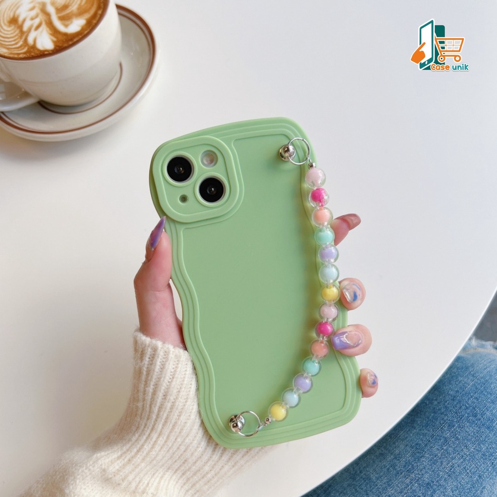 GC02 SOFTCASE GELOMBANG RANTAI MANIK FOR OPPO A71 A83 F1S A59 F5 F7 A74 A95 A76 A36 A96 RENO 4F 5 5F 6 7 8 7Z 8Z 5G CS5229