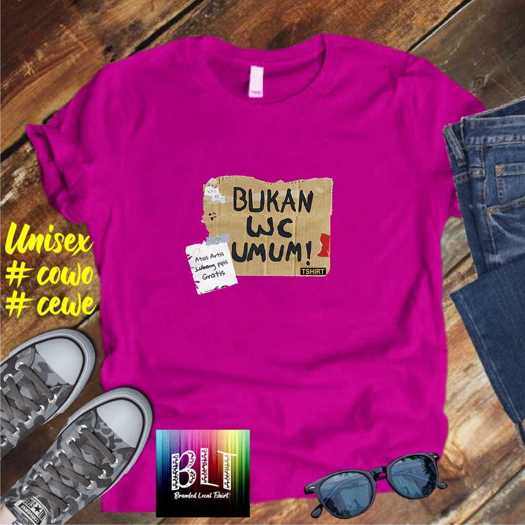 Cod Diskon Promo Gratis Ongkir/Kaos dtf BUKAN WC UMUM/Kaos Terlaris Kualitas Terjamin Kaos Pria Distro /Kaos Murah Kaos katun/Pakaian Pria  Pakaian Wanita Kaos Viral/Best Seller