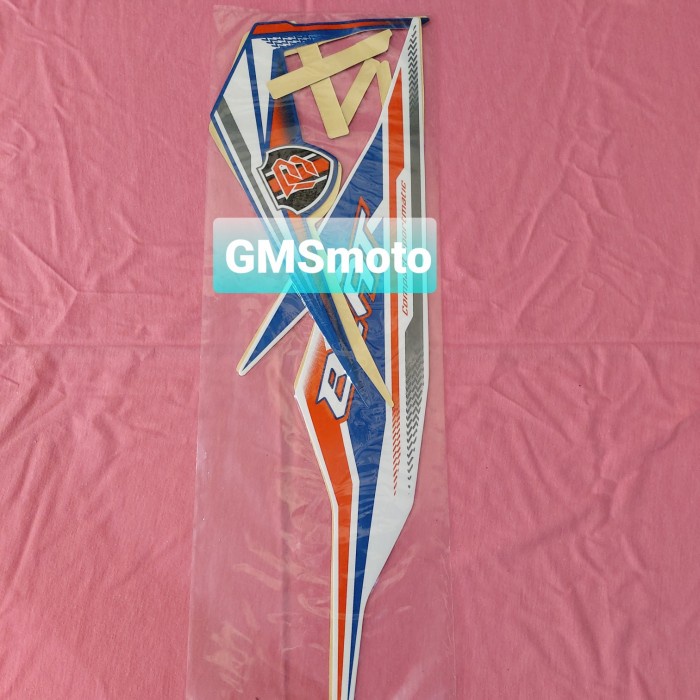 

TERLARIS | Stiker body Beat esp 2019 / Striping motor beat esp 2019 - 1.Putih Biru