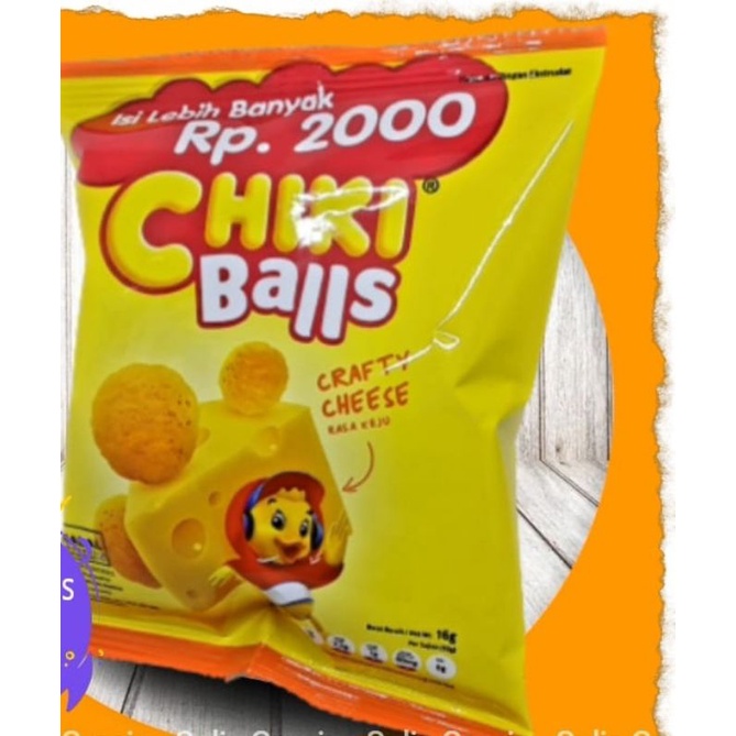 

Chiki Balls Keju 16Gr 1 RENCENG isi 10 pcs