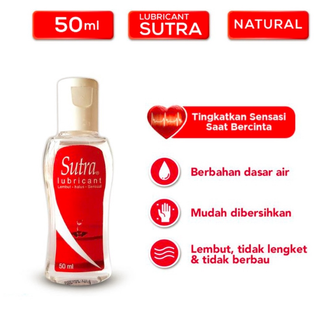 Sutra lubricant gel pelumas 50 ml