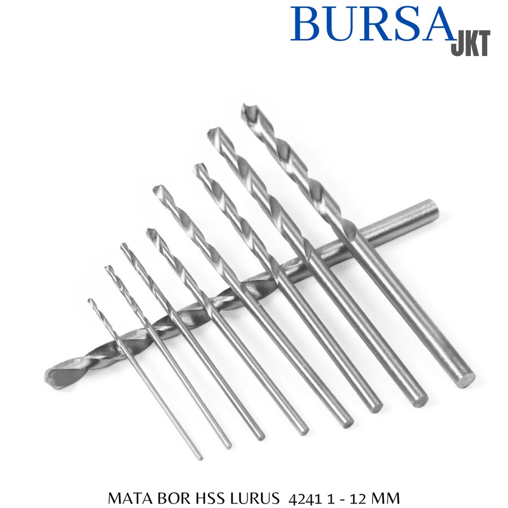 MATA BOR HSS BESI BAJA ALUMUNIUM DRILL BIT 4241 5 - 12 MM