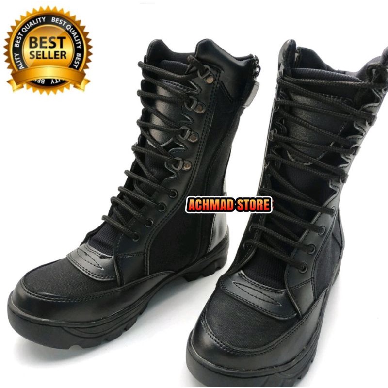 SEPATU PDL WEBA POLRI POLISI TNI SATPAM SECURITY SAFETY BOOTS