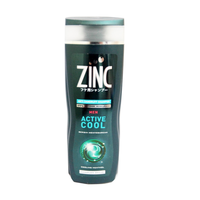 Zinc Men Shampoo Active Cool 170Ml