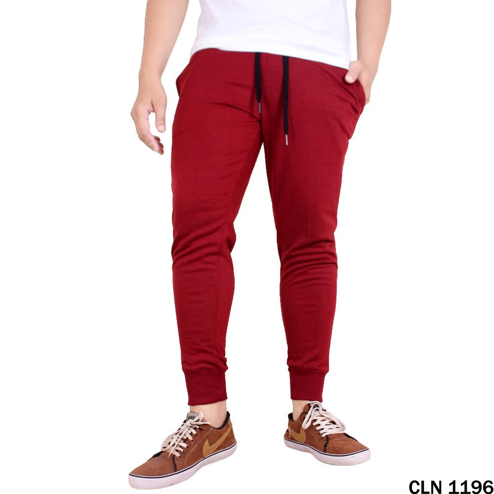 Celana Panjang Jogger Baby Terry Merah – CLN 582