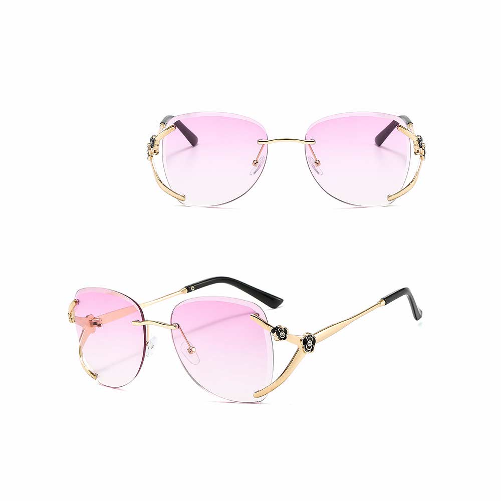 Kacamata UV400 [ Ungu ] Anti Radiasi - Sunglasses Wanita Korea - HM8152