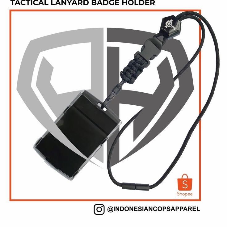 

Promo - Tactical Lanyard Badge Holder- Kalung Id Card