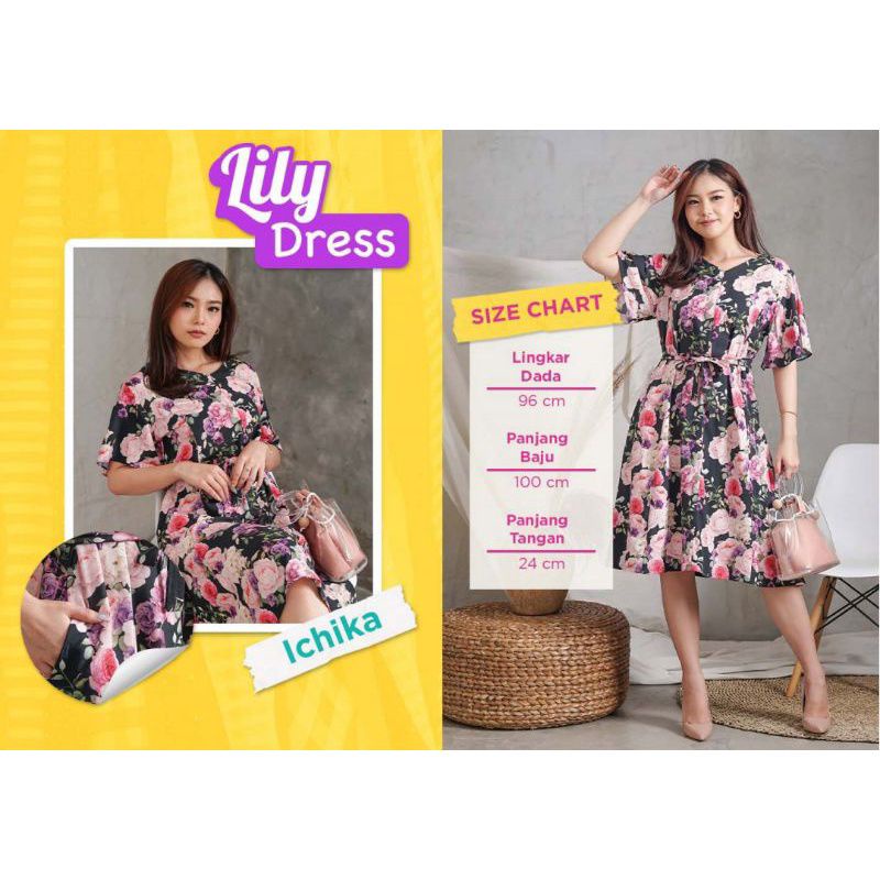 Daster Kekinian Daster Busui Homedress Lily Dress Kudamas Couture/KMC Original