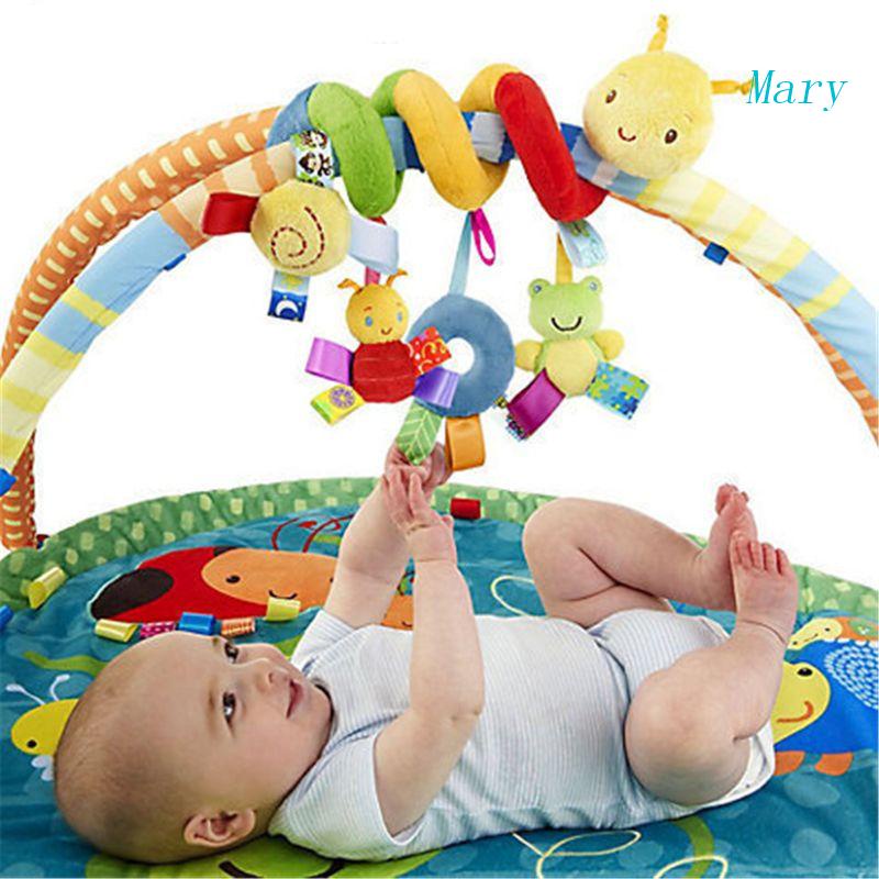 Mary Crib Aksesoris Bungkus Hewan Untuk Boneka Untuk Stroller Interaktif Grabbing Handshake Crib Toy for w/Teething Newborn