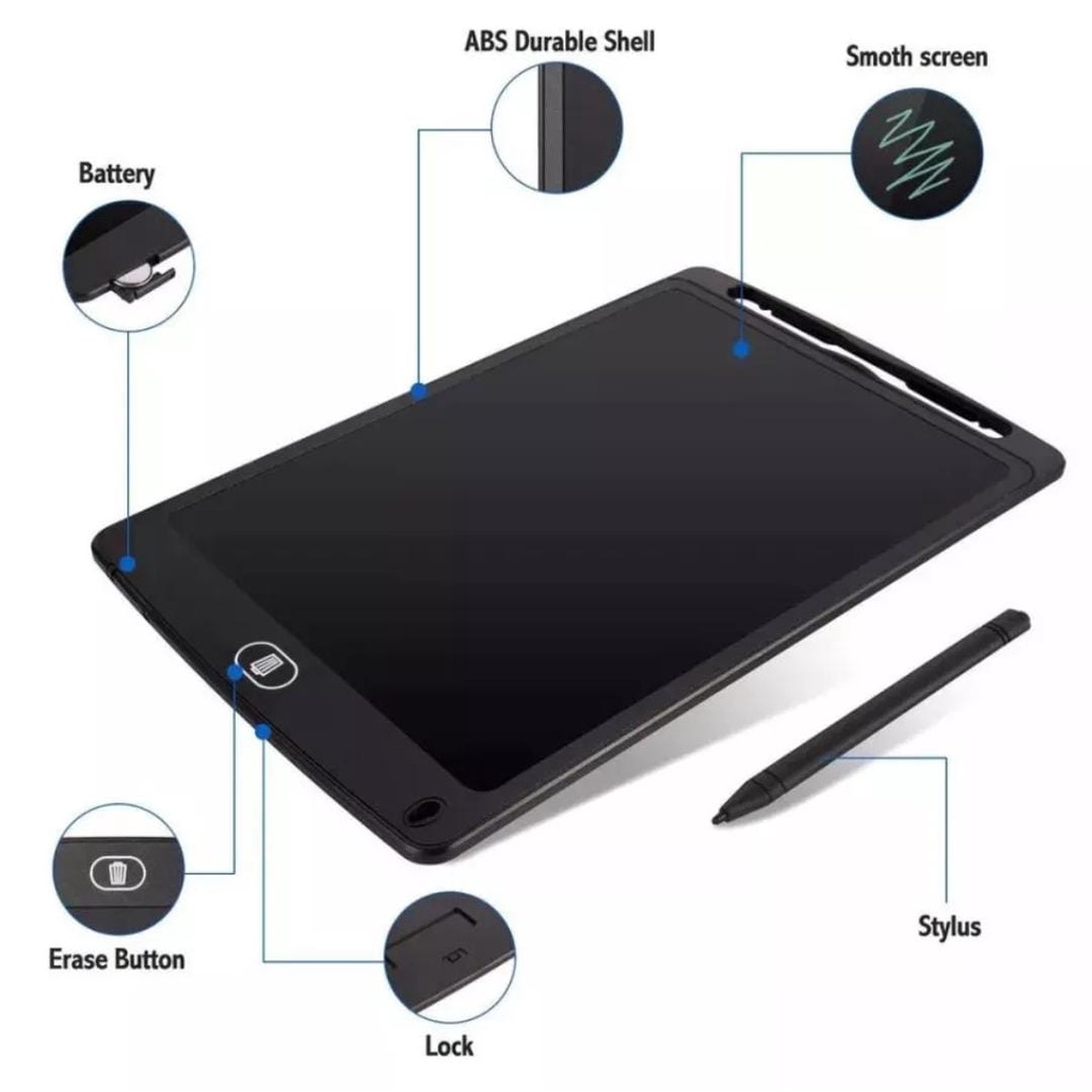 LCD Writing Tablet 8.5 Inch | Drawing Pad | Papan Tulis Anak Dan Dewasa