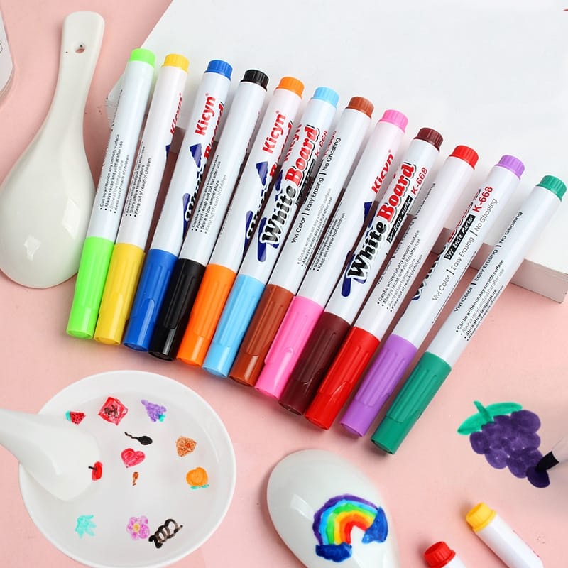 HZ Spidol Ajaib Mengapung di Air Magic Pen / Magic Marker Floating / Whiteboard Marker