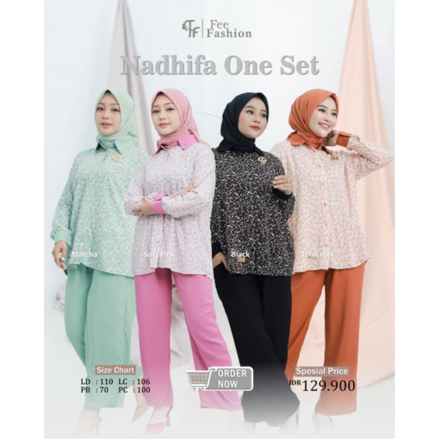 Terlaris. Terbaru. bisa COD NADHIFA ONE SET By Fee Fashion