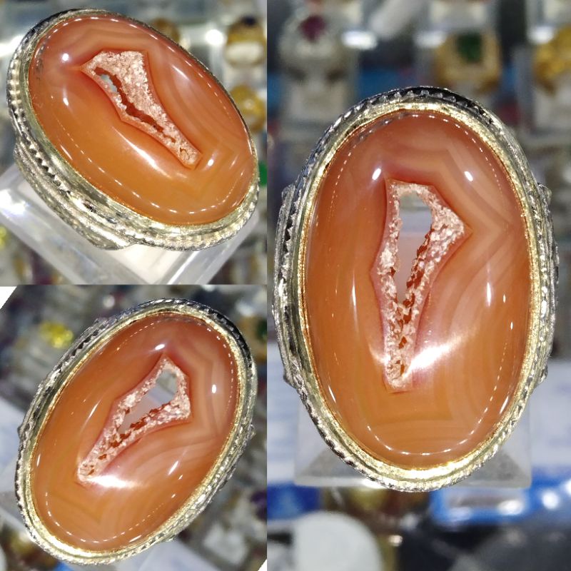 CINCIN BATU AKIK YAMAN COMBUNG ASLI 100% NATURAL