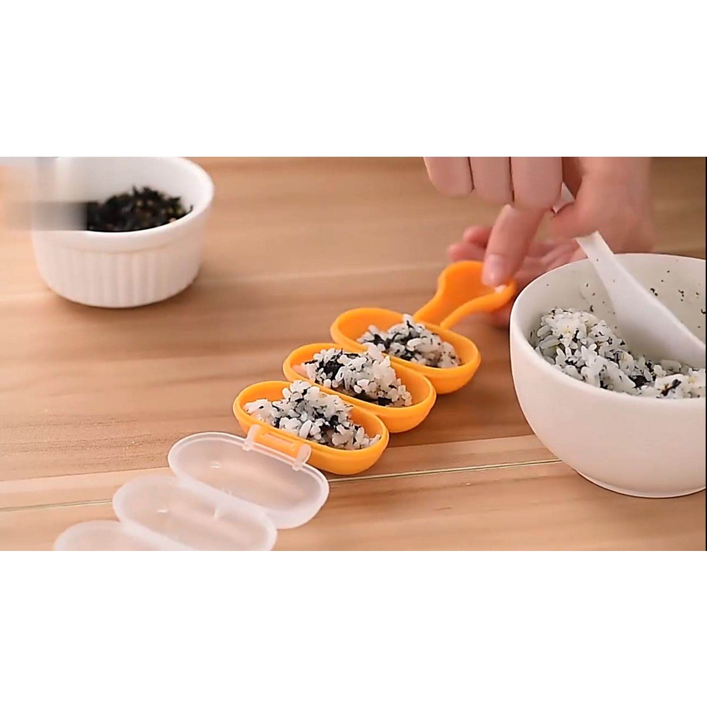 cetakan onigiri /Bola Nasi Bulat Bundar Cetakan / Rice Ball Molds Sushi/Cetakan sushi bento anak
